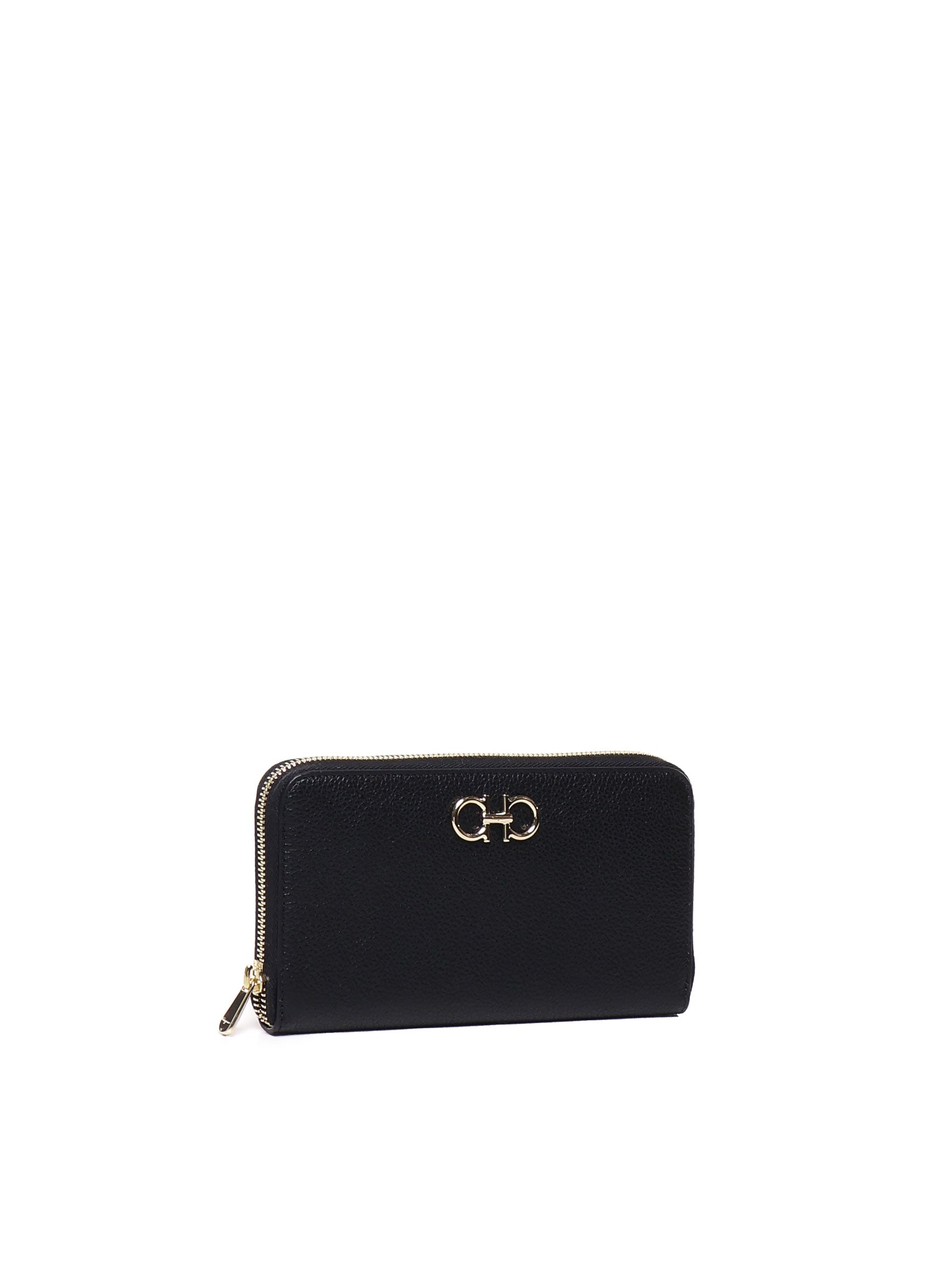 Portafoglio continental Gancini in pelle 220405 758661001 FERRAGAMO 