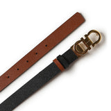 Cintura Gancini in pelle 230294 780407009 FERRAGAMO 