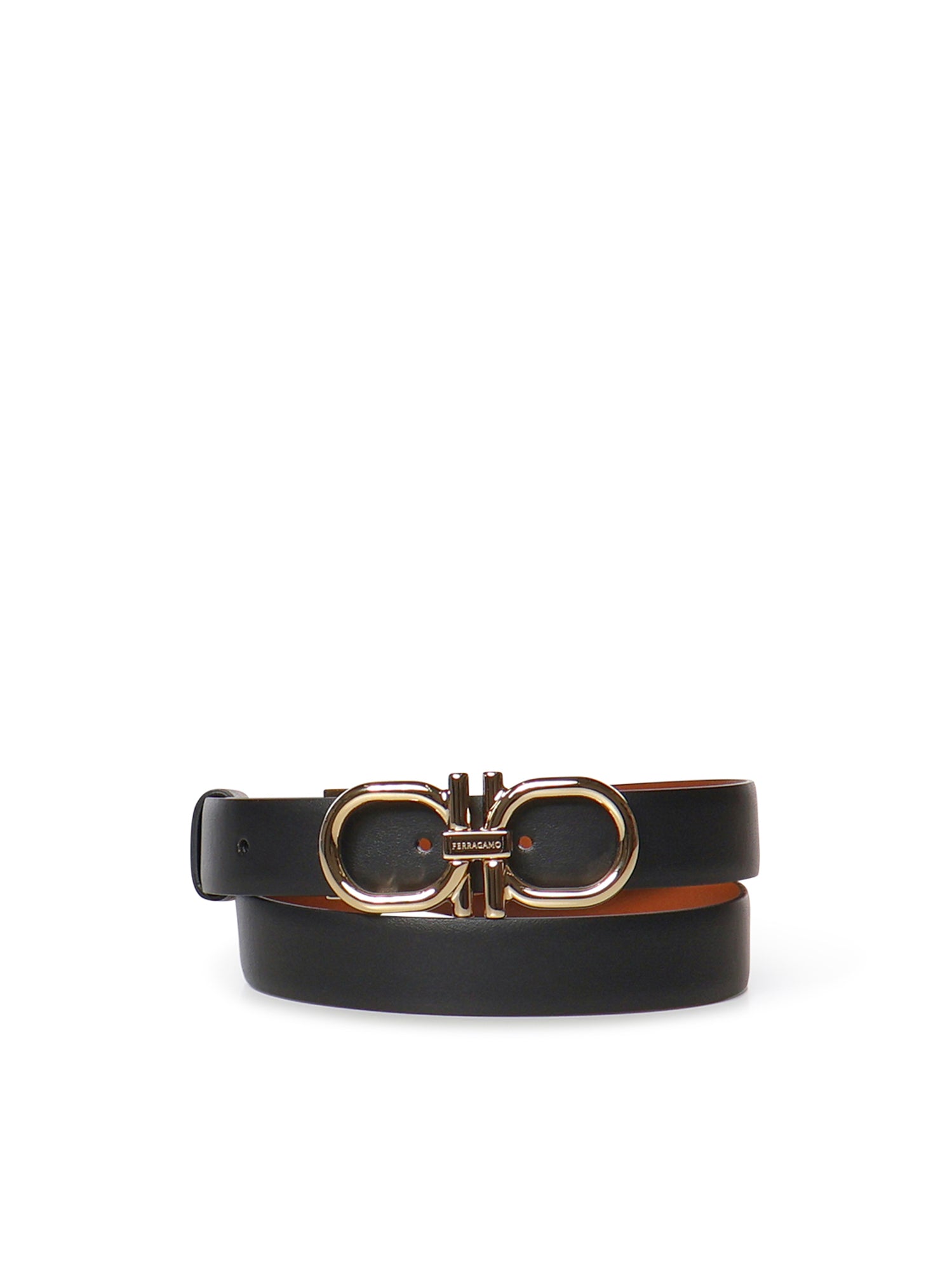 Cintura regolabile e reversibile Gancini 230458 790123001 FERRAGAMO 