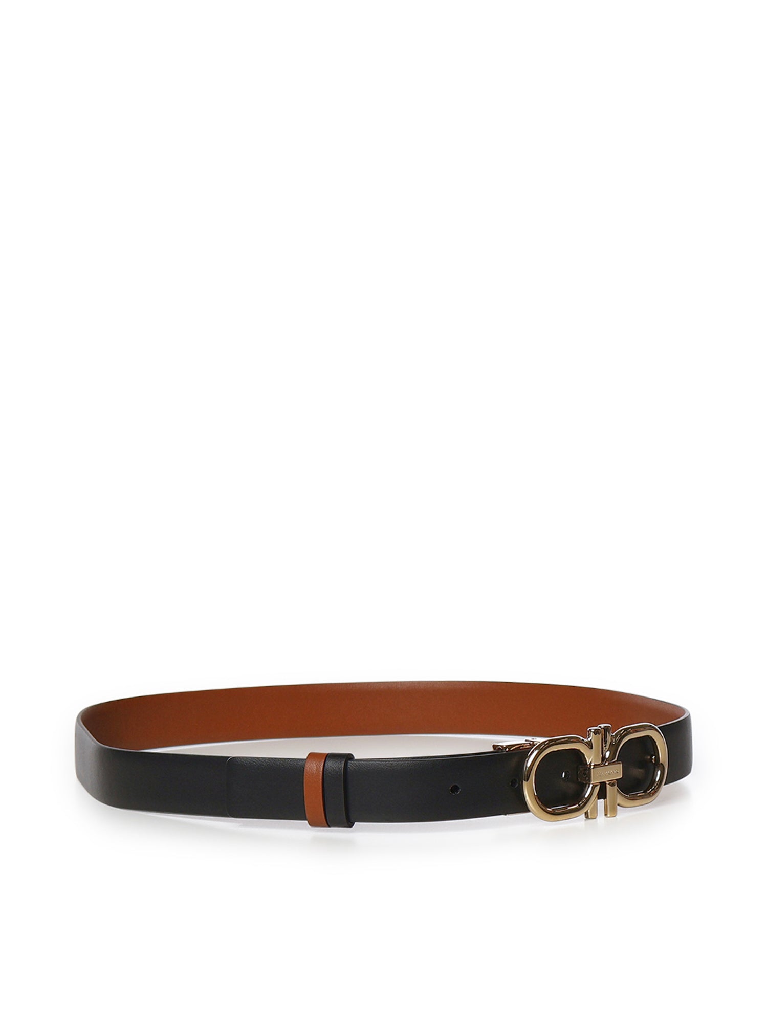 Cintura regolabile e reversibile Gancini 230458 790123001 FERRAGAMO 
