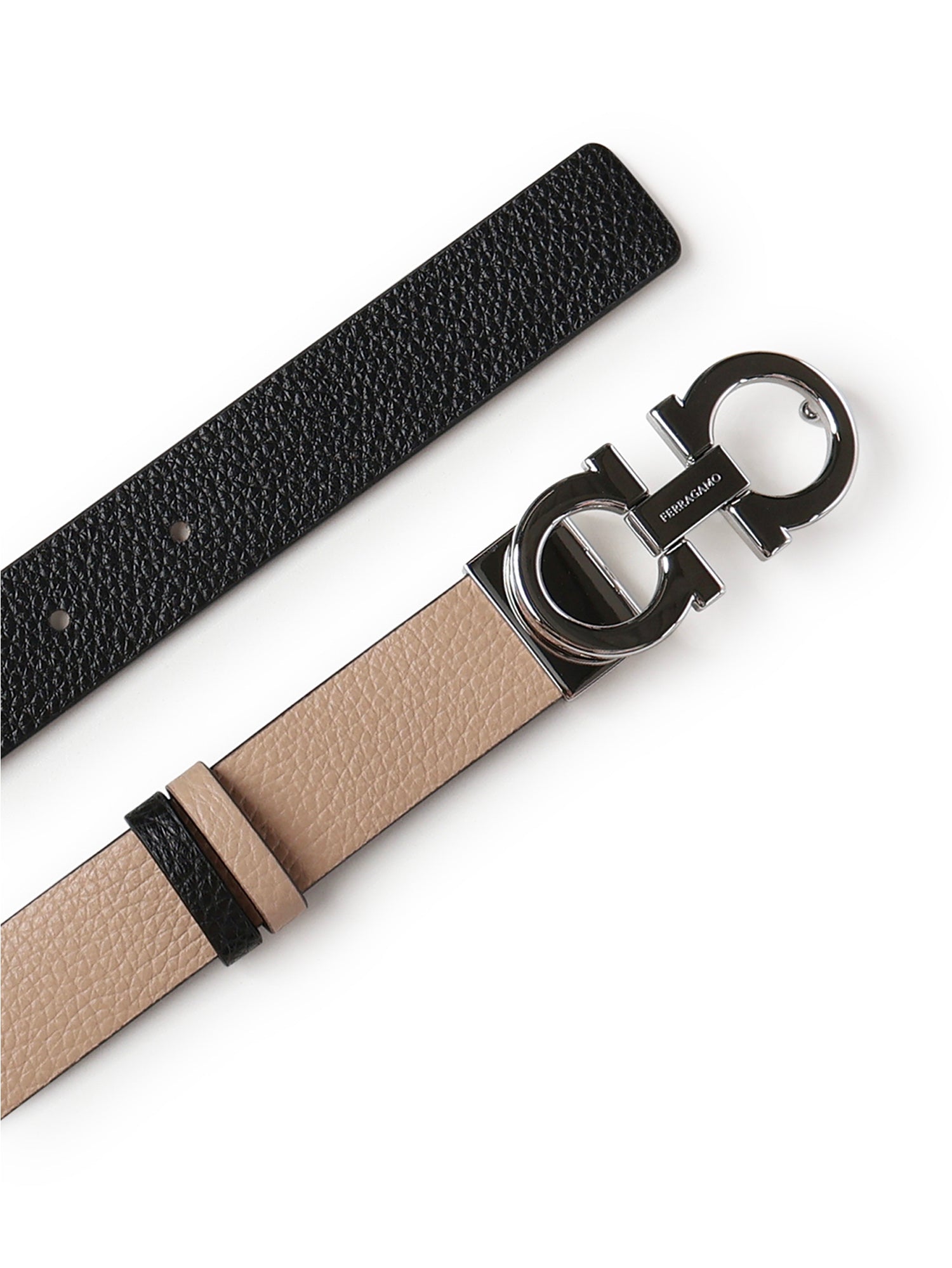 Cintura Gancini in pelle 23A565 615288408 FERRAGAMO 