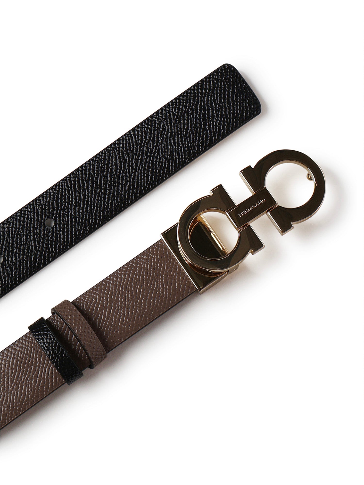 Cintura Gancini in pelle<BR/> 23A565 715198613 FERRAGAMO 