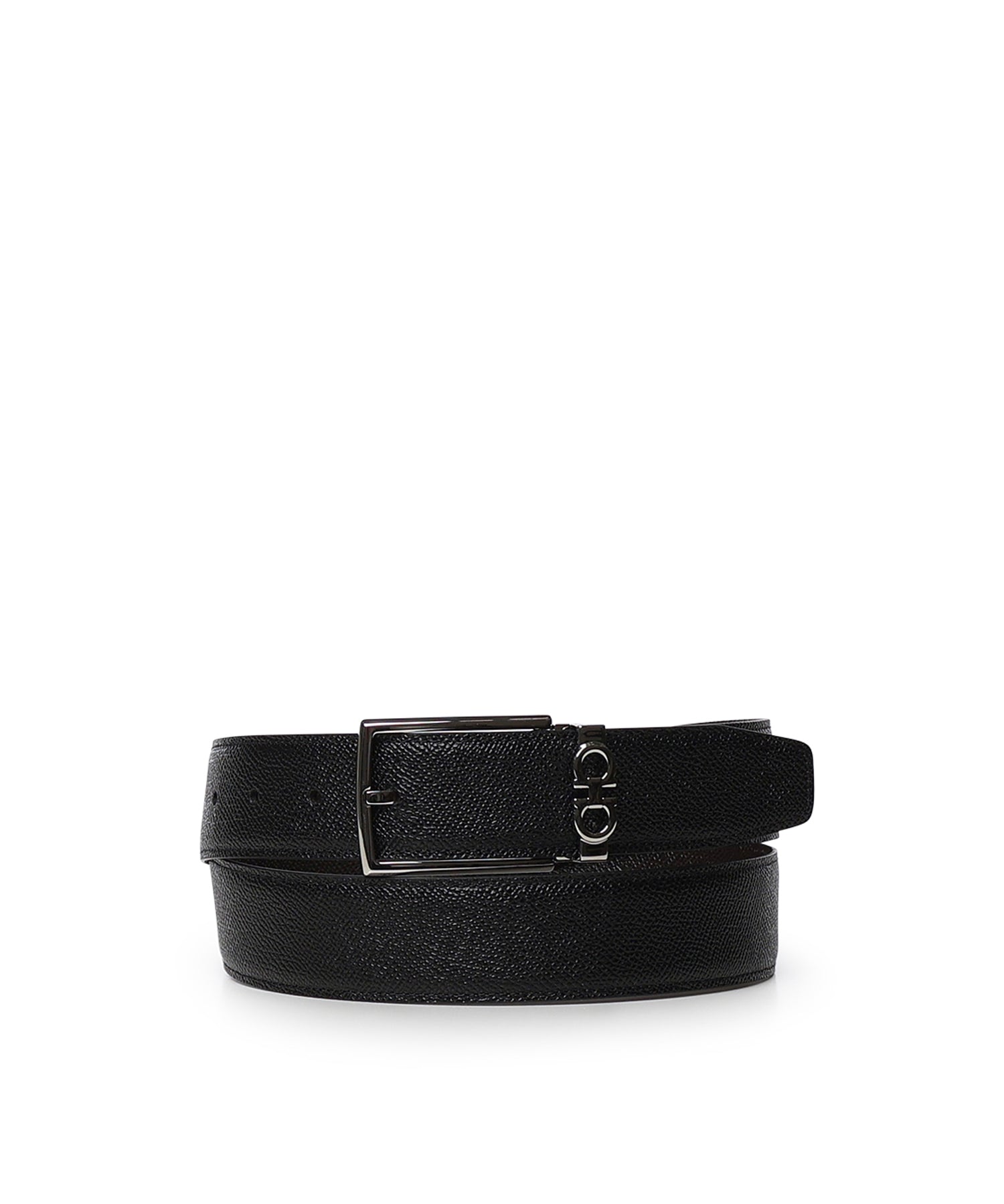 Cintura regolabile Gancini in pelle<BR/> 67A037 708206002 FERRAGAMO 