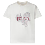 T-shirt con logo in cotone FOFW26TT10012 0073 FOUND 