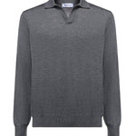 Pullover polo in lana 14513 43189089 GALIANO 