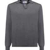 Pullover polo in lana 14513 43189089 GALIANO 