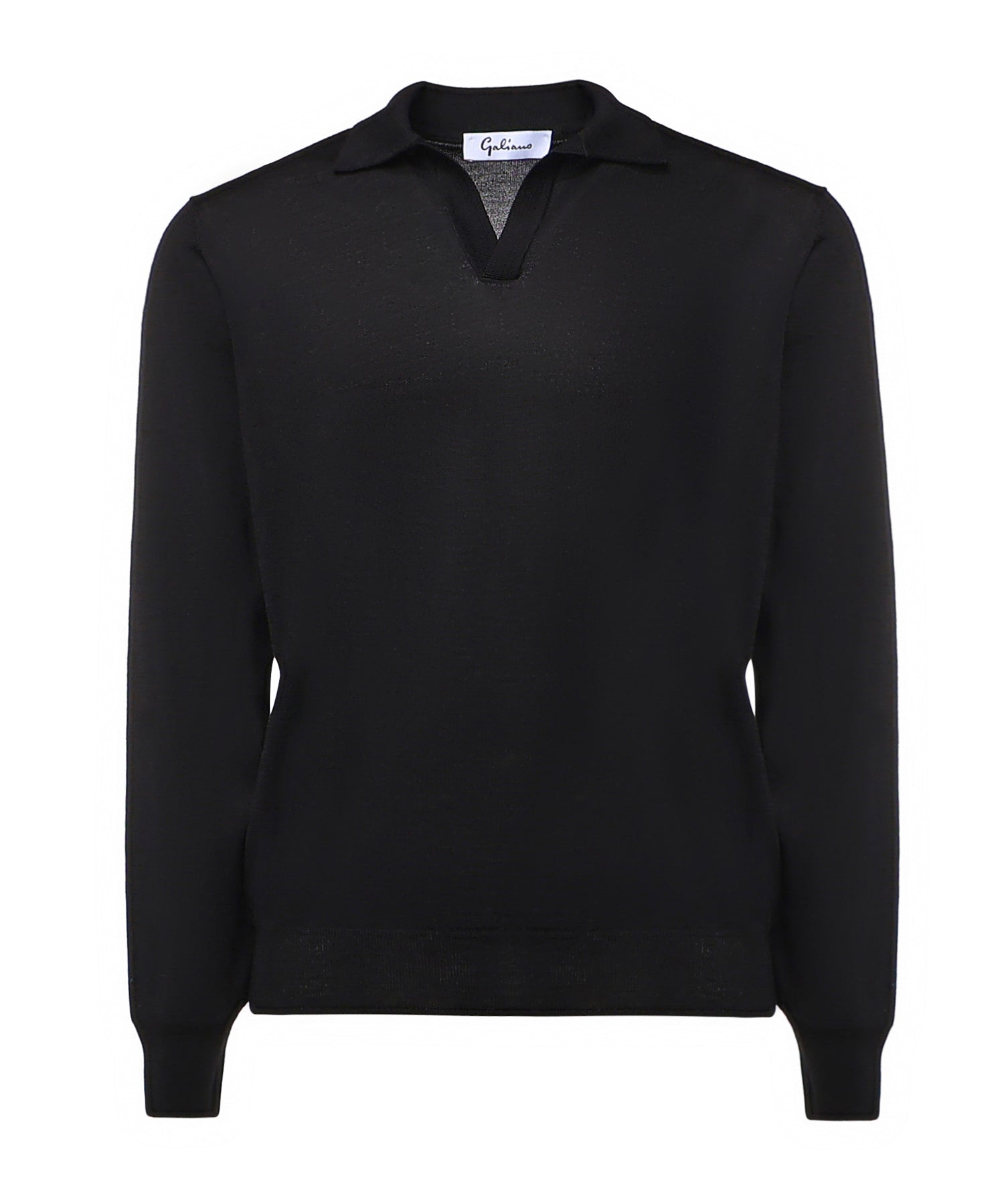 Pullover polo in lana 14513 43189099 GALIANO 