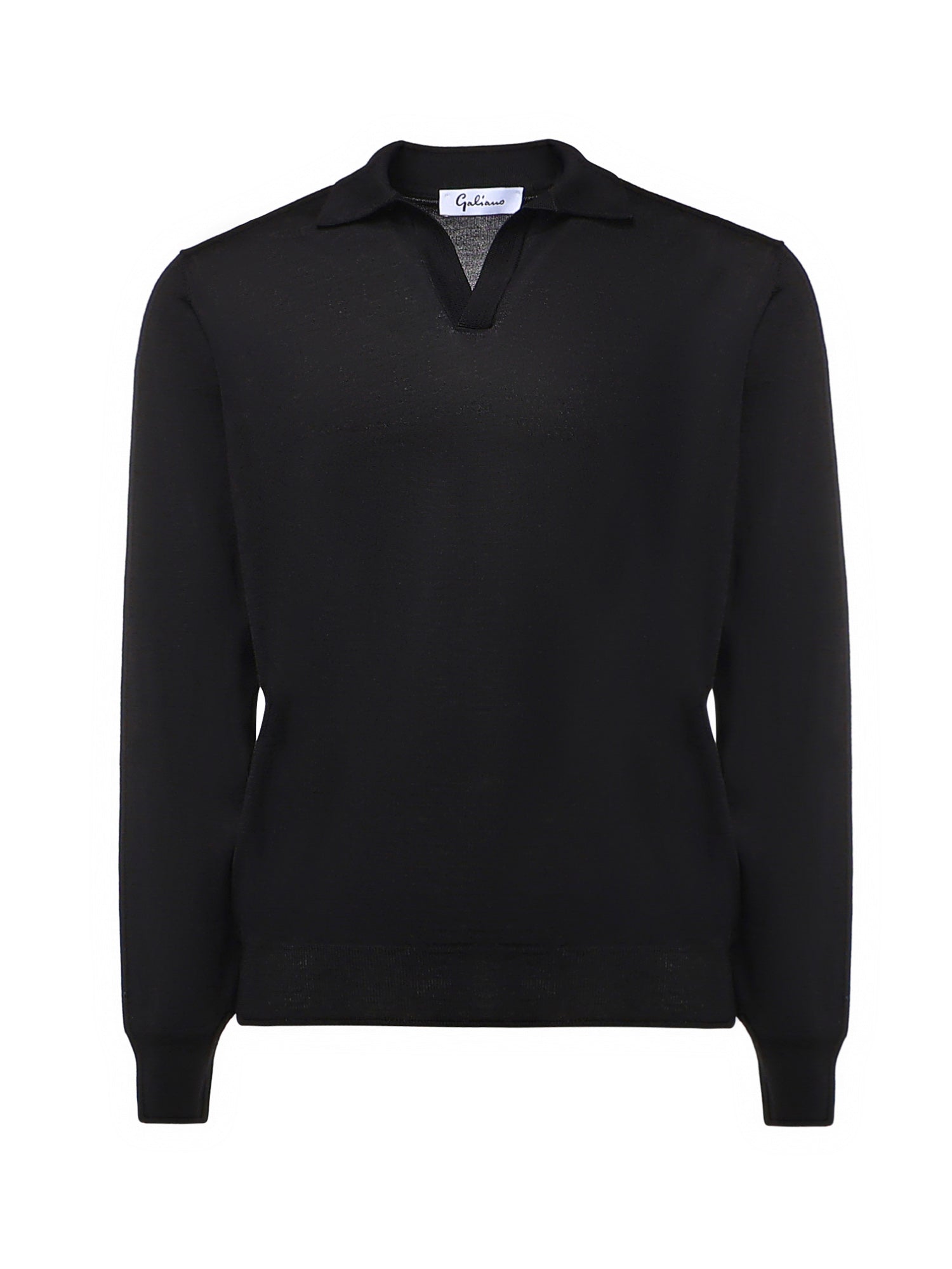Pullover polo in lana 14513 43189099 GALIANO 