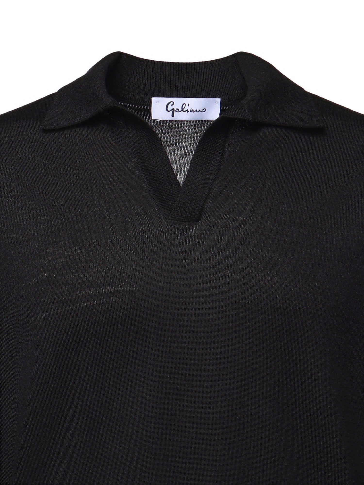 Pullover polo in lana 14513 43189099 GALIANO 