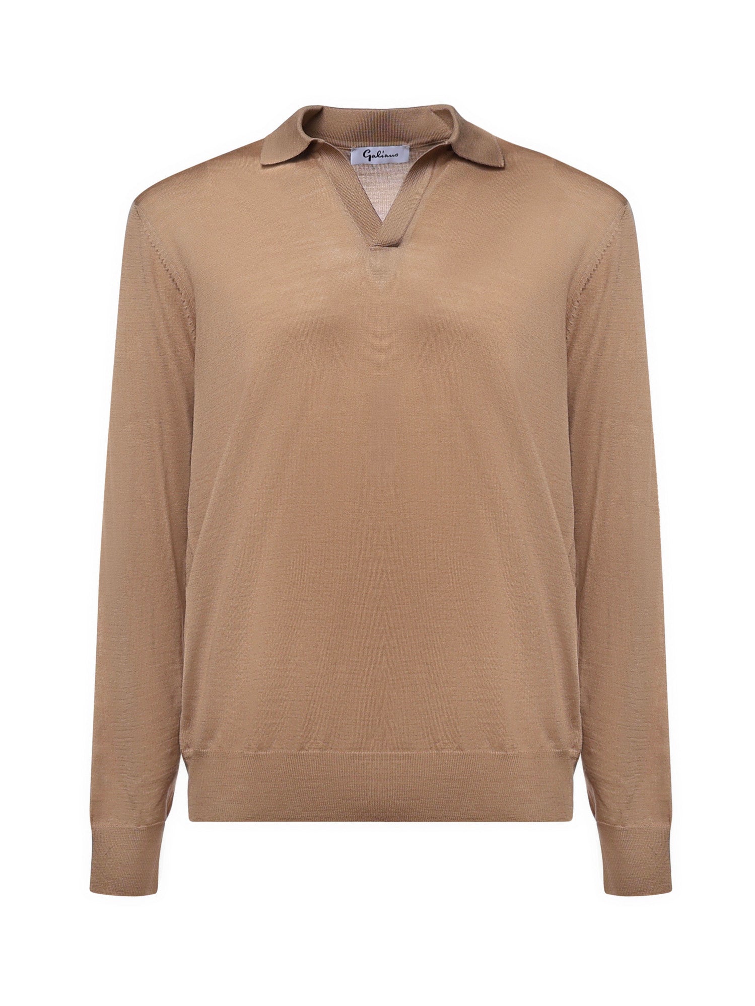Pullover polo in lana 14513 43189123 GALIANO 