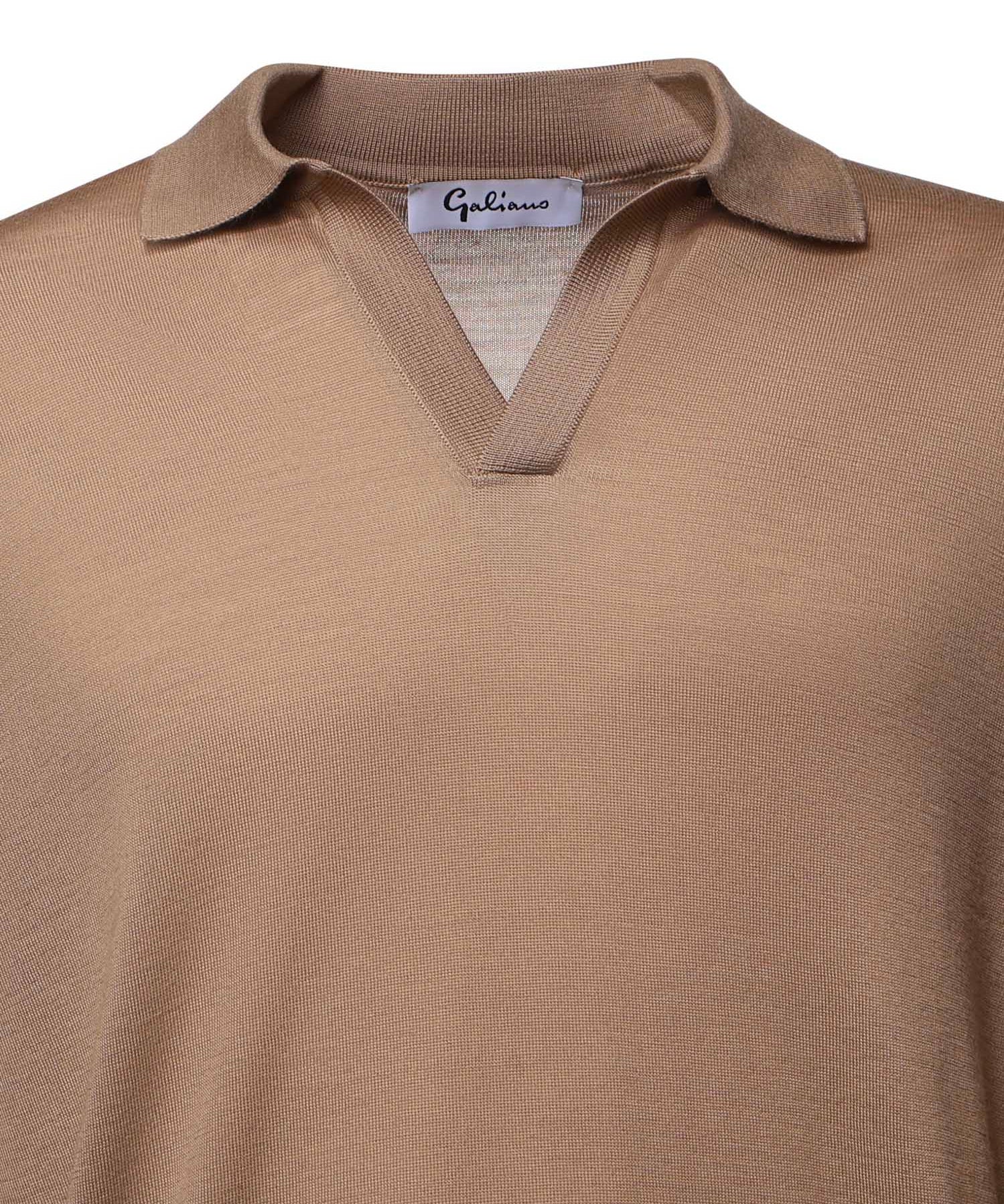 Pullover polo in lana 14513 43189123 GALIANO 