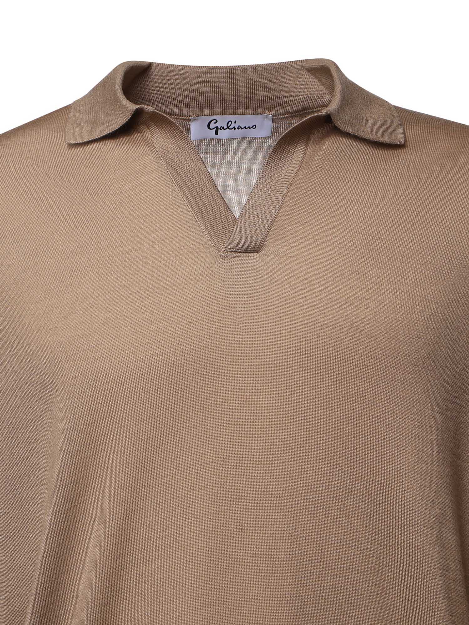 Pullover polo in lana 14513 43189123 GALIANO 