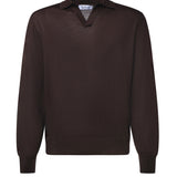 Pullover polo in lana 14513 43189195 GALIANO 