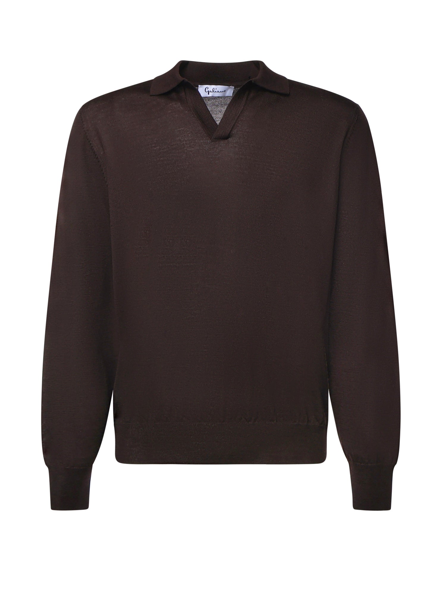Pullover polo in lana 14513 43189195 GALIANO 