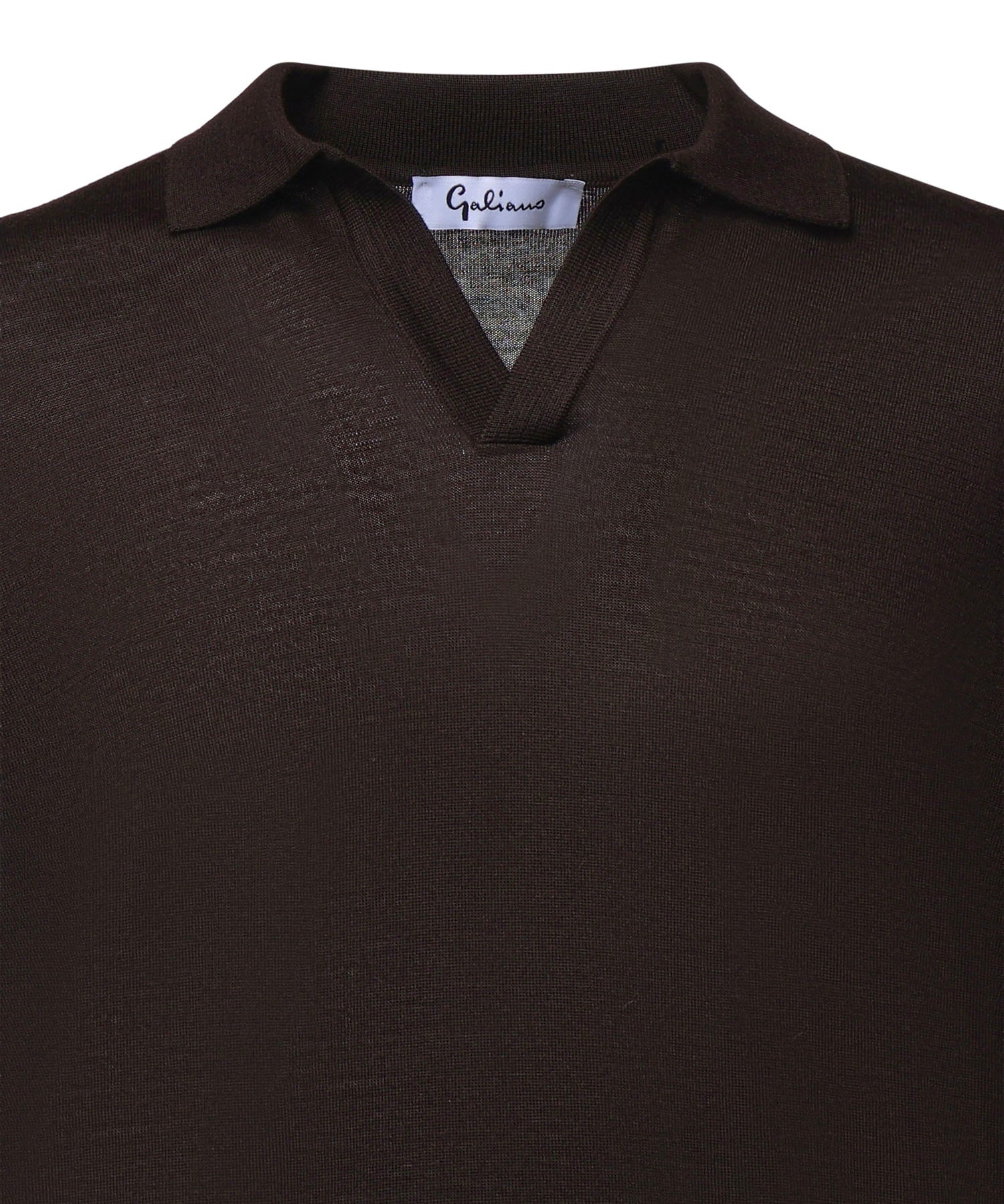Pullover polo in lana 14513 43189195 GALIANO 