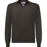 Pullover polo in lana 14513 43189488 GALIANO 
