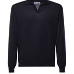Pullover polo in lana 14513 43189598 GALIANO 