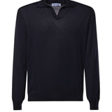 Pullover polo in lana 14513 43189598 GALIANO 