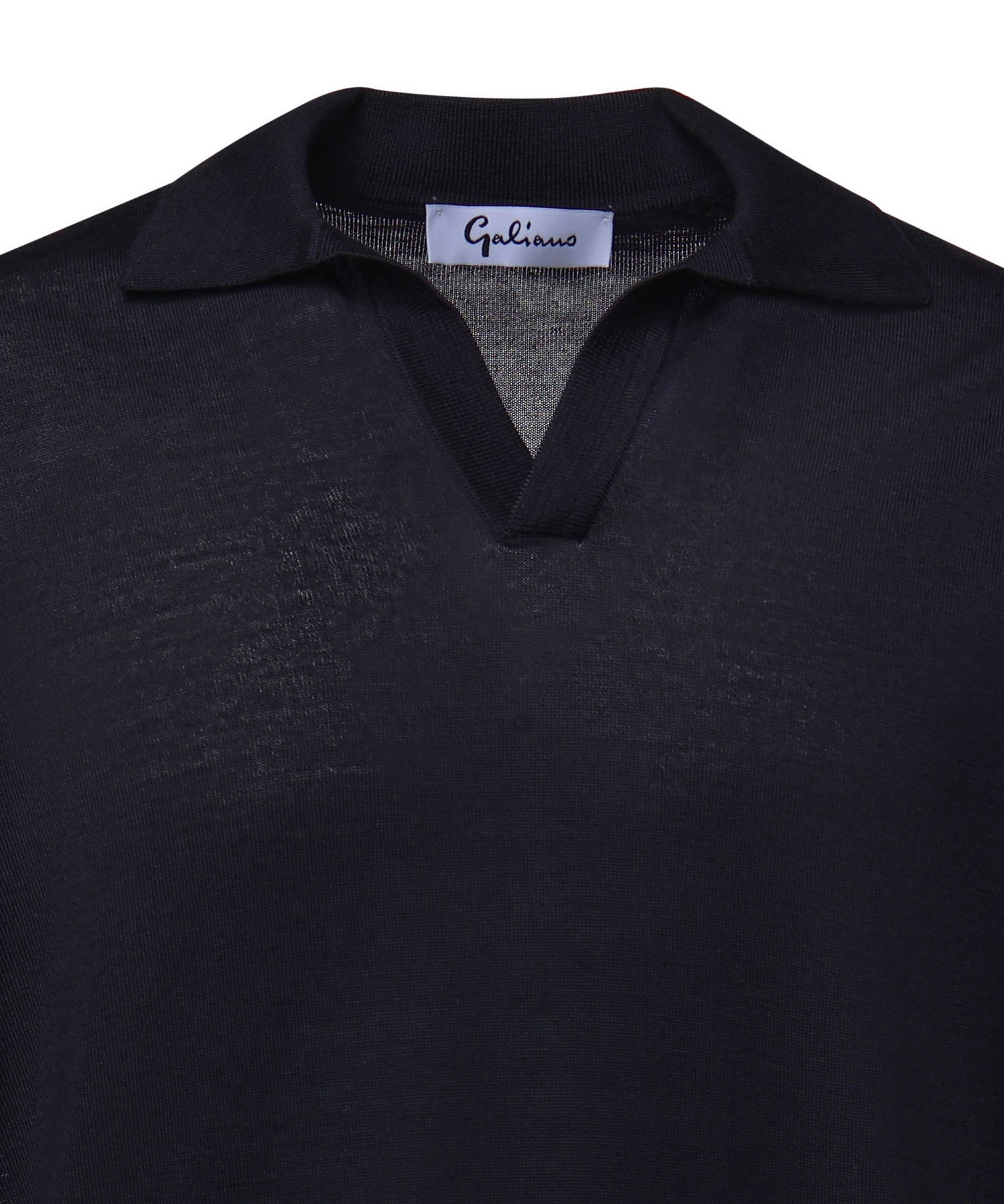 Pullover polo in lana 14513 43189598 GALIANO 