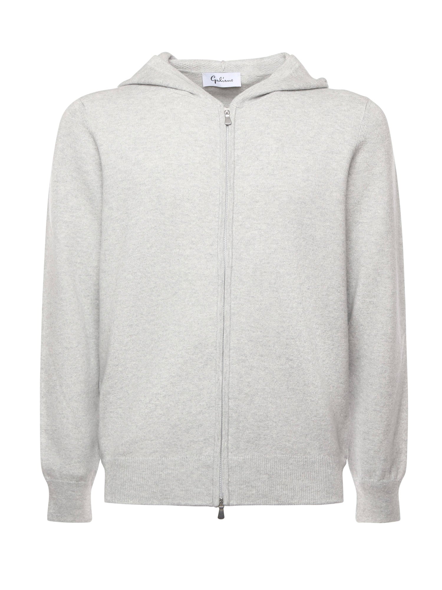 Felpa con zip in lana e cashmere 57180 19638044 GALIANO 