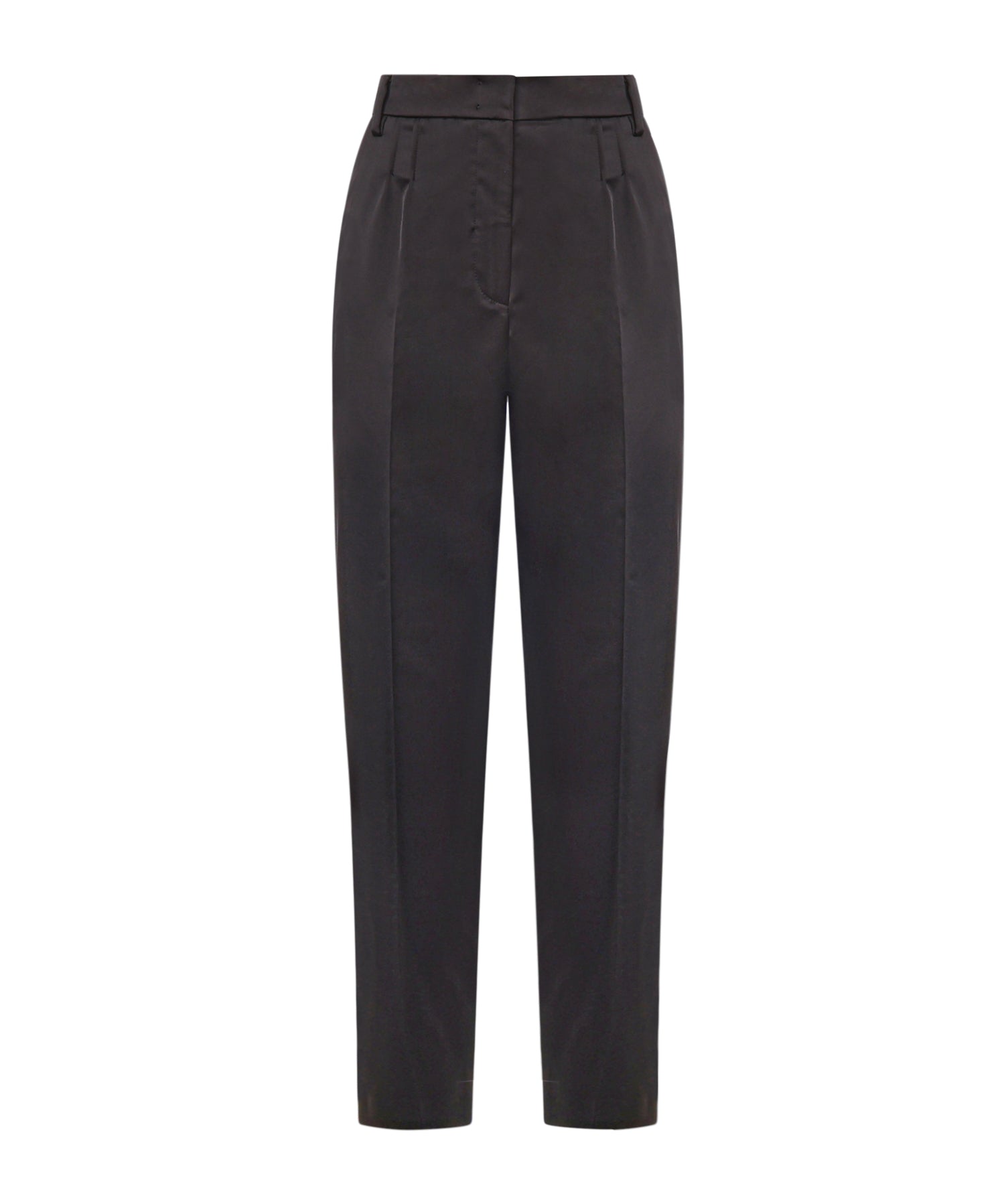 Pantaloni straight in raso 81AAA157 N0571899 GENNY 