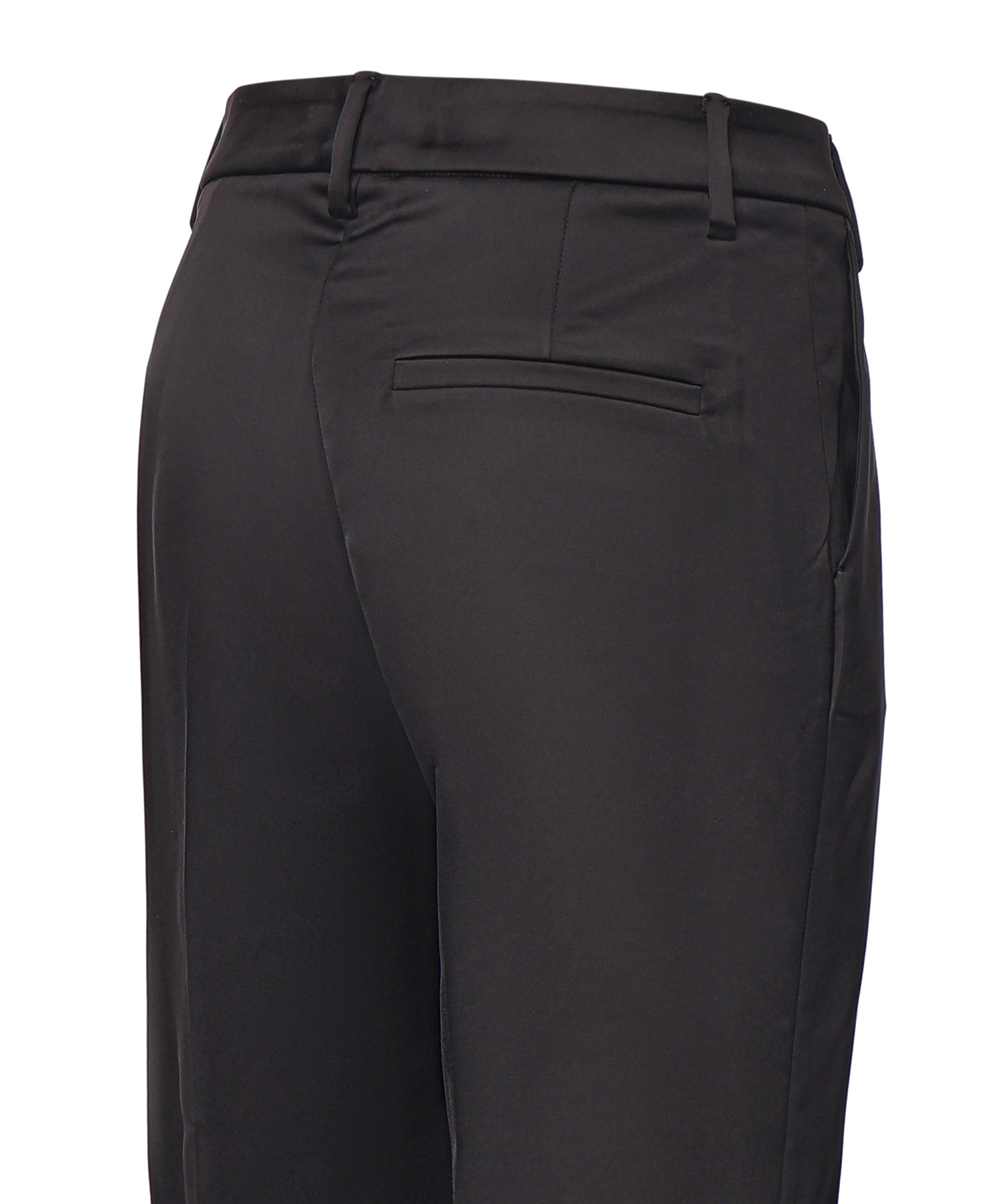 Pantaloni straight in raso 81AAA157 N0571899 GENNY 