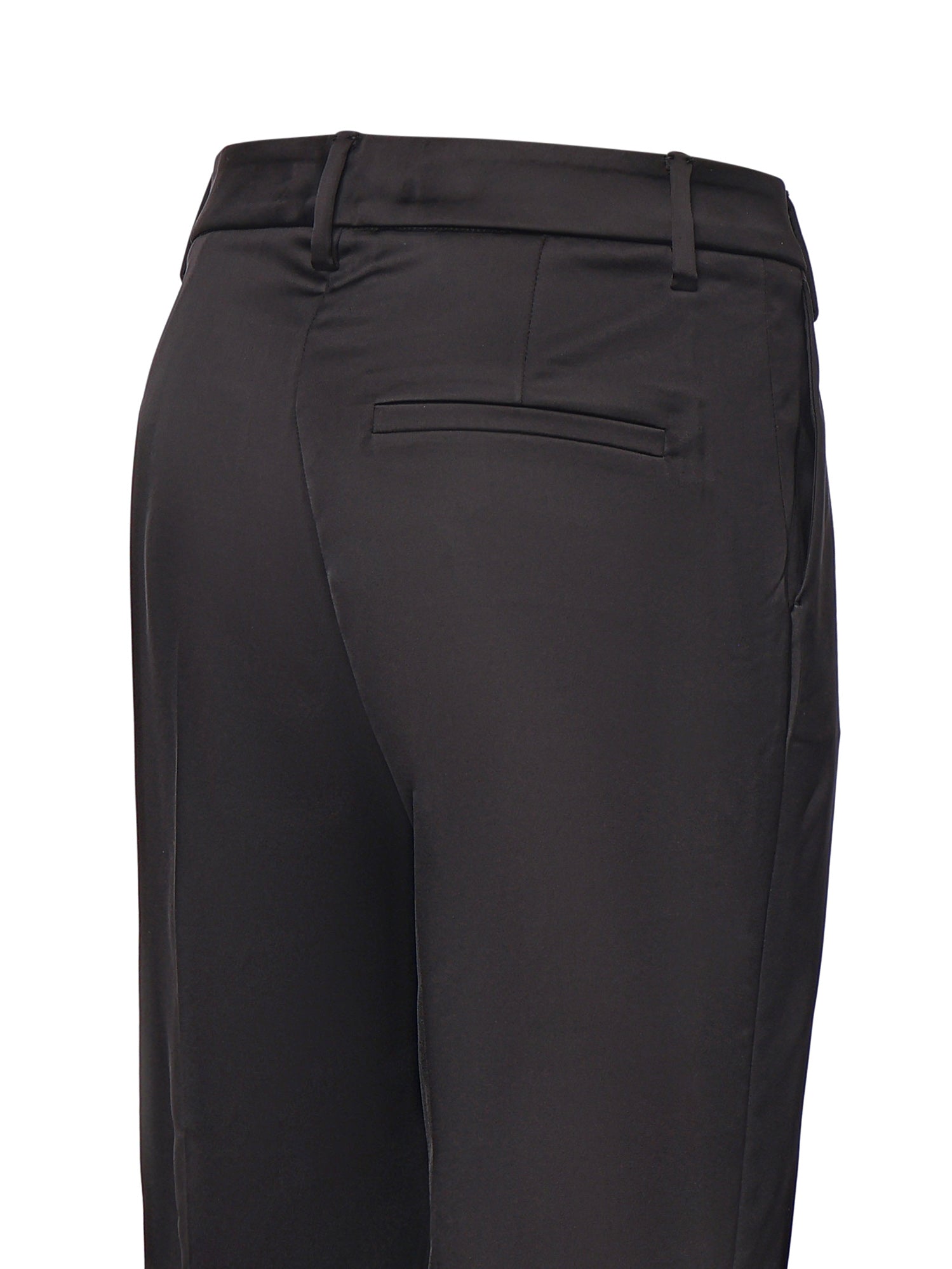 Pantaloni straight in raso 81AAA157 N0571899 GENNY 