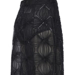 Pantaloni in tulle ricamato 81AAA164 N0466899 GENNY 