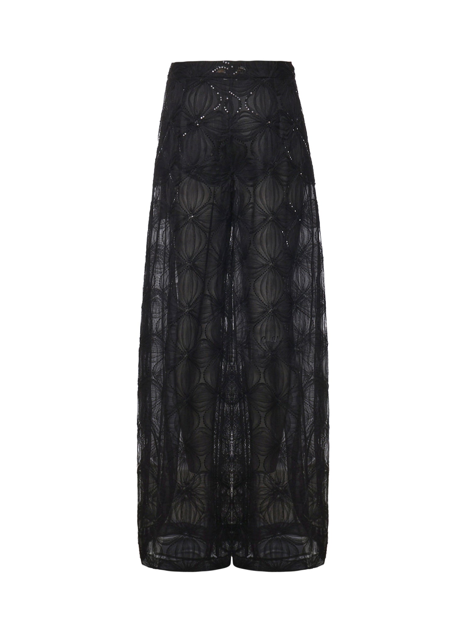 Pantaloni in tulle ricamato 81AAA164 N0466899 GENNY 