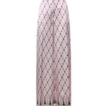 Pantaloni in seta stampati 81AAA167 NS865495 GENNY 