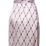 Pantaloni in seta stampati 81AAA167 NS865495 GENNY 
