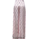 Pantaloni in seta stampati 81AAA167 NS865495 GENNY 