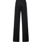 Pantaloni gessati in misto viscosa 81AAA172 N0814899 GENNY 