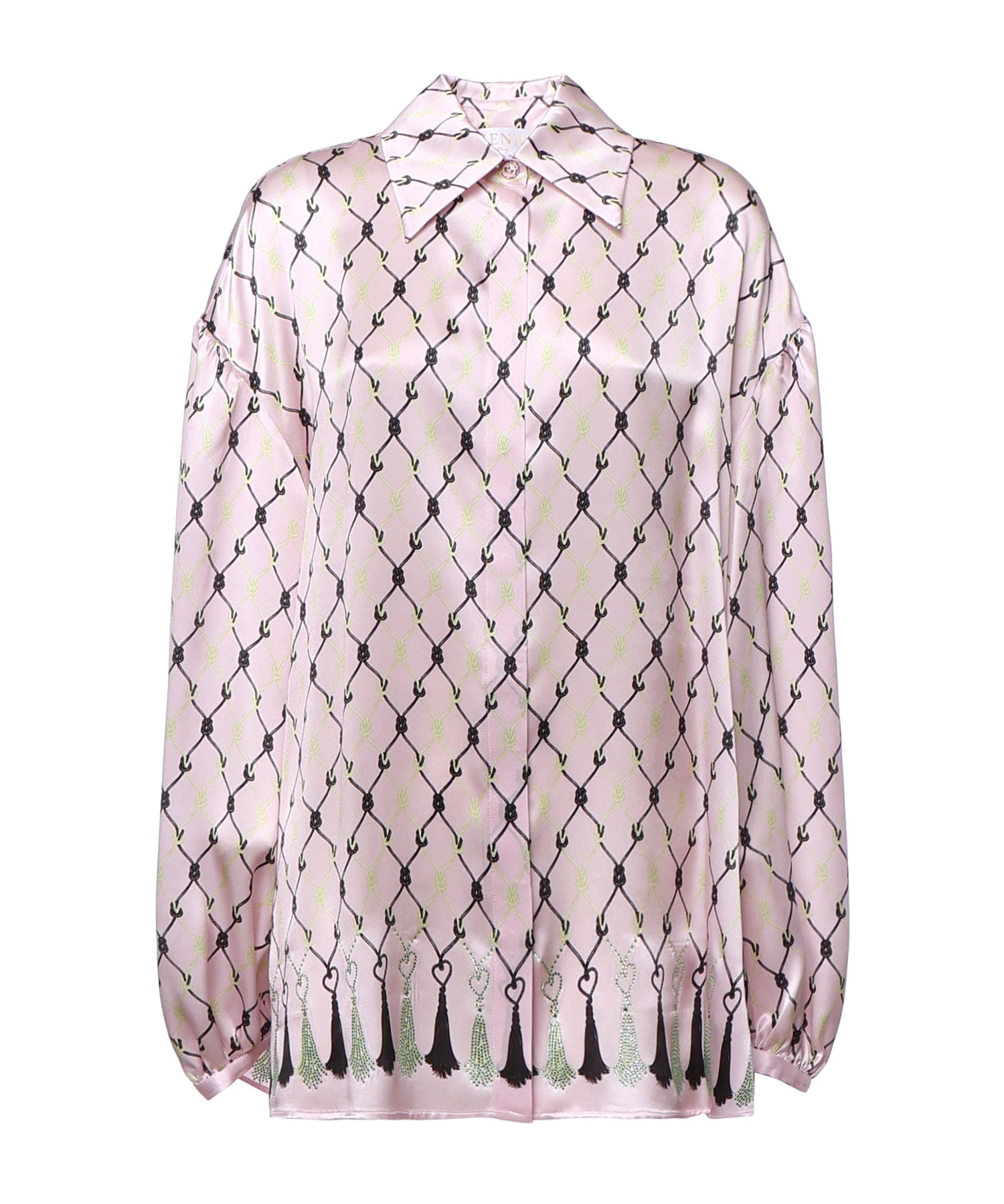 Camicia in seta stampata 81AAL670 NS865495 GENNY 