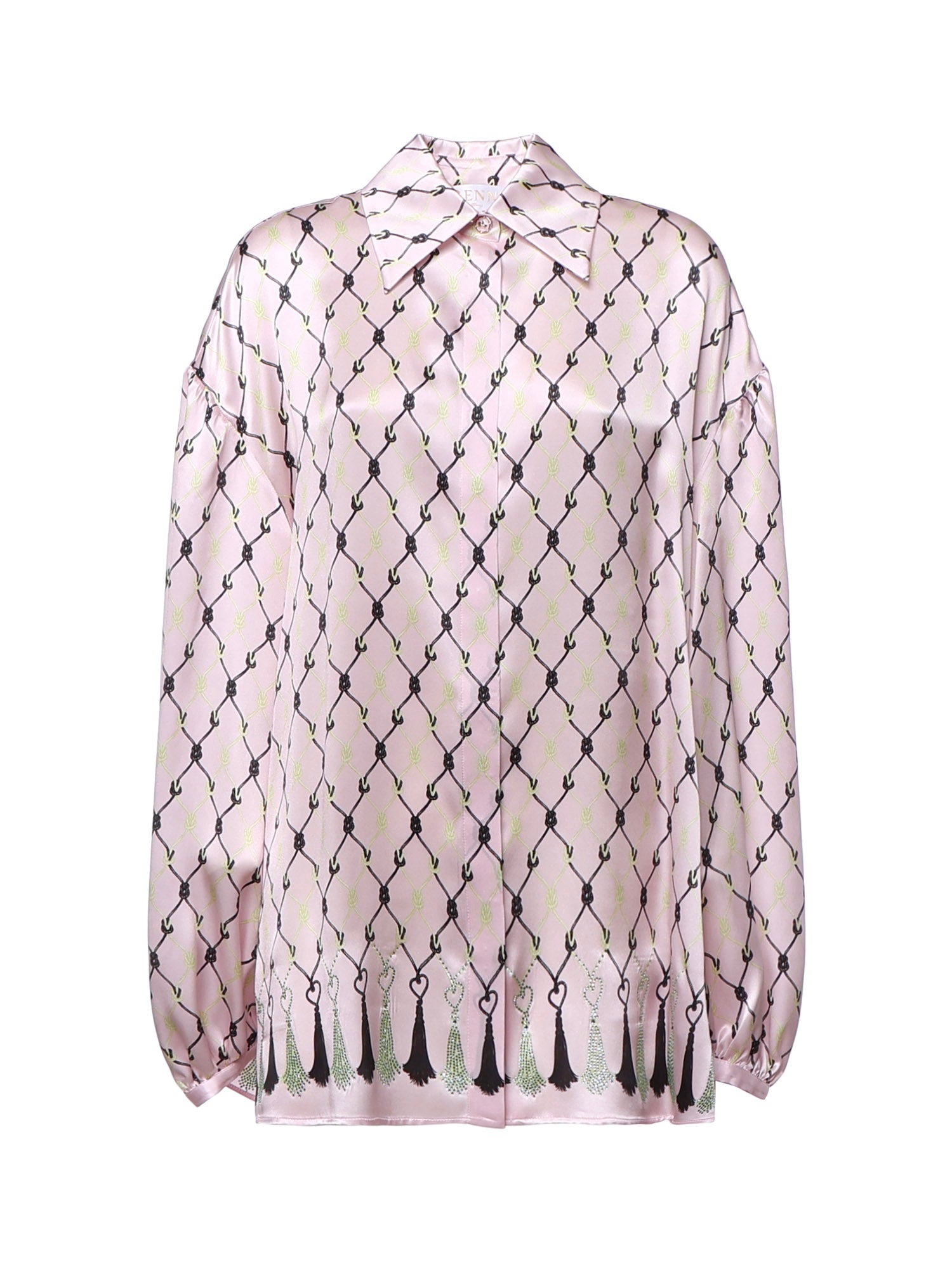 Camicia in seta stampata 81AAL670 NS865495 GENNY 