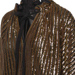 Blusa fluida con paillettes 81AAM668 JR012A1N GENNY 
