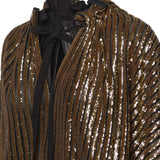 Blusa fluida con paillettes 81AAM668 JR012A1N GENNY 