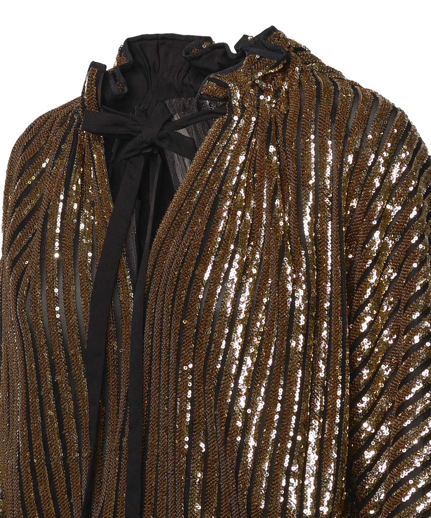 Blusa fluida con paillettes 81AAM668 JR012A1N GENNY 