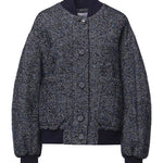 Bomber in panno di lana spigato 81AAS900 N0816240 GENNY 
