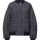 Bomber in panno di lana spigato 81AAS900 N0816240 GENNY 
