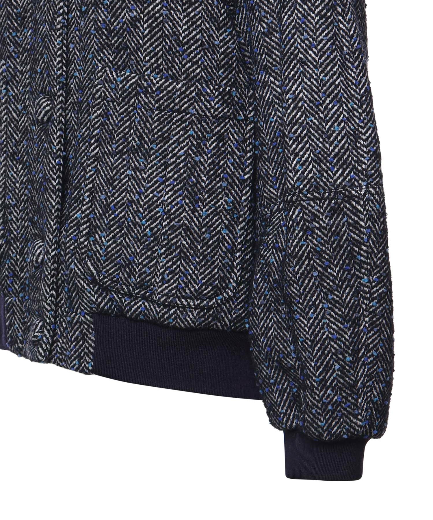 Bomber in panno di lana spigato 81AAS900 N0816240 GENNY 