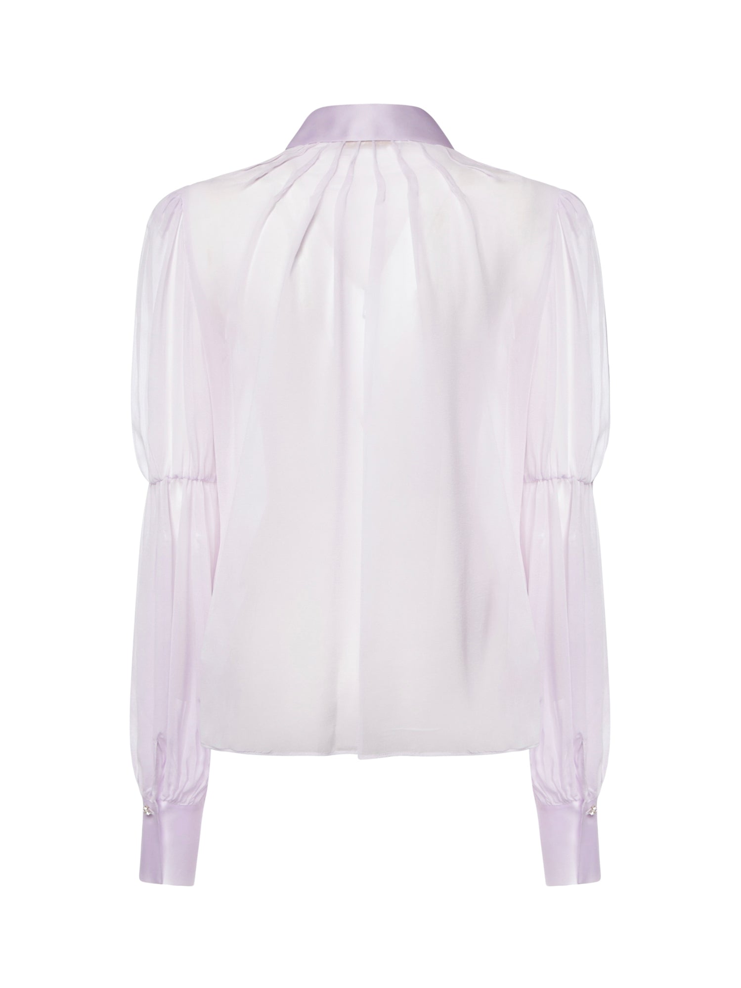 Camicia in chiffon con maniche a sbuffo 81AJL673 N0857302 GENNY 