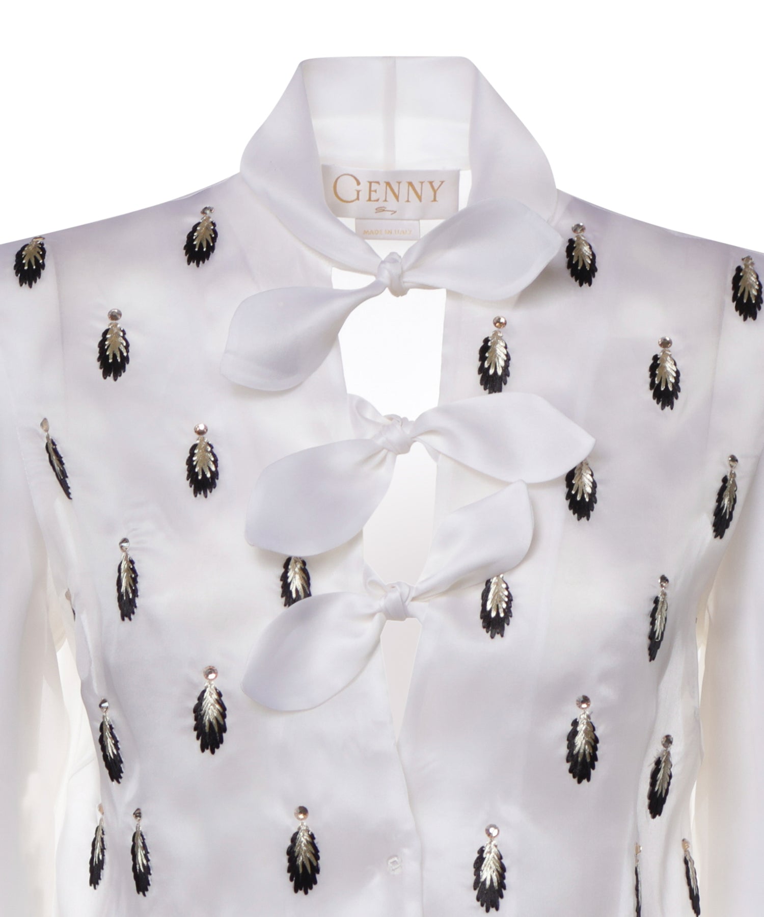 Camicia in organza ricamata 81AJL679 N0859003 GENNY 