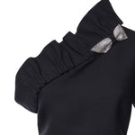 Abito corto monospalla 81AJO467 N0690899 GENNY 