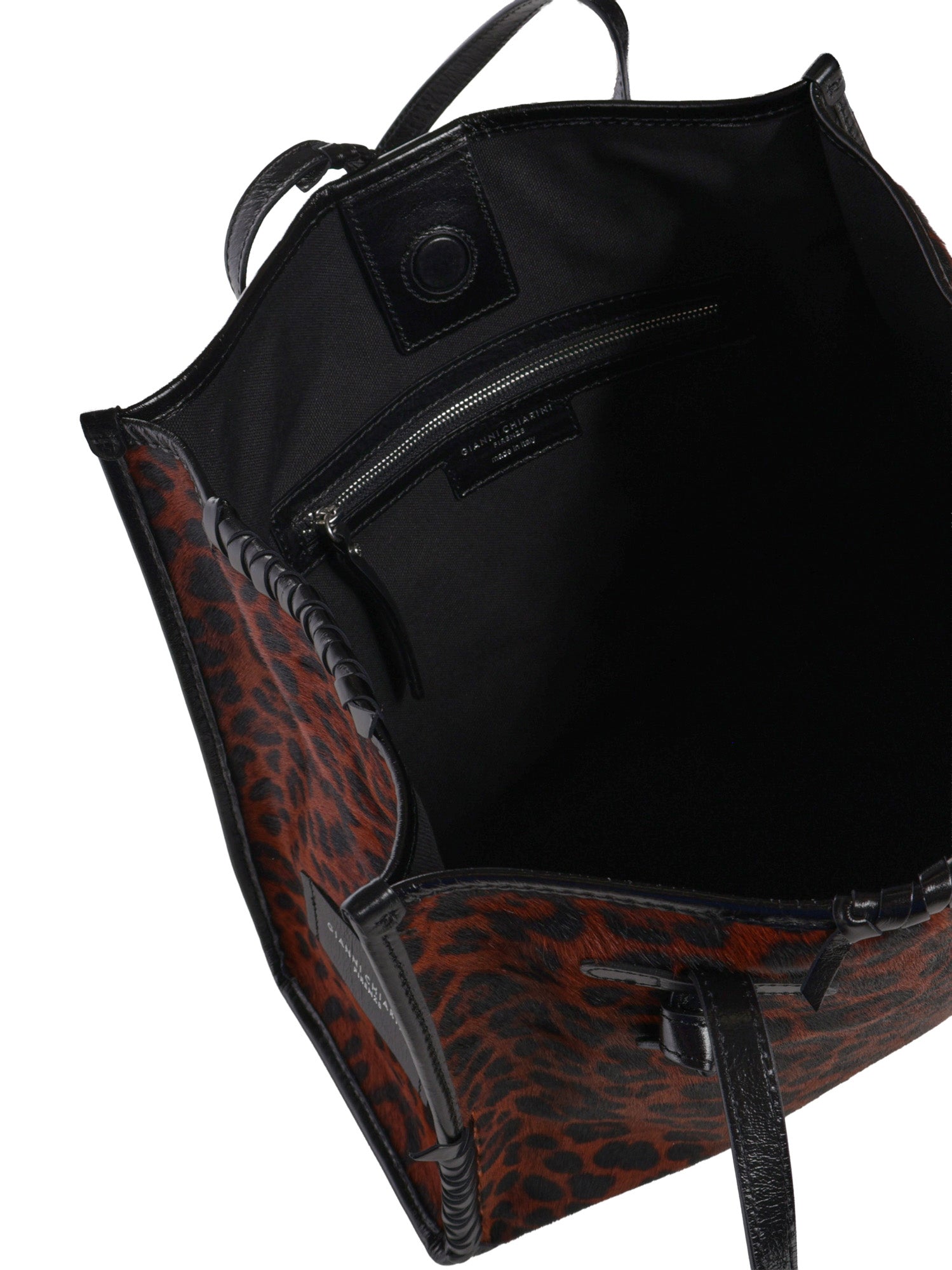 Borsa  shopping Marcella con stampa leopardata BS12450 10313 GIANNI CHIARINI 