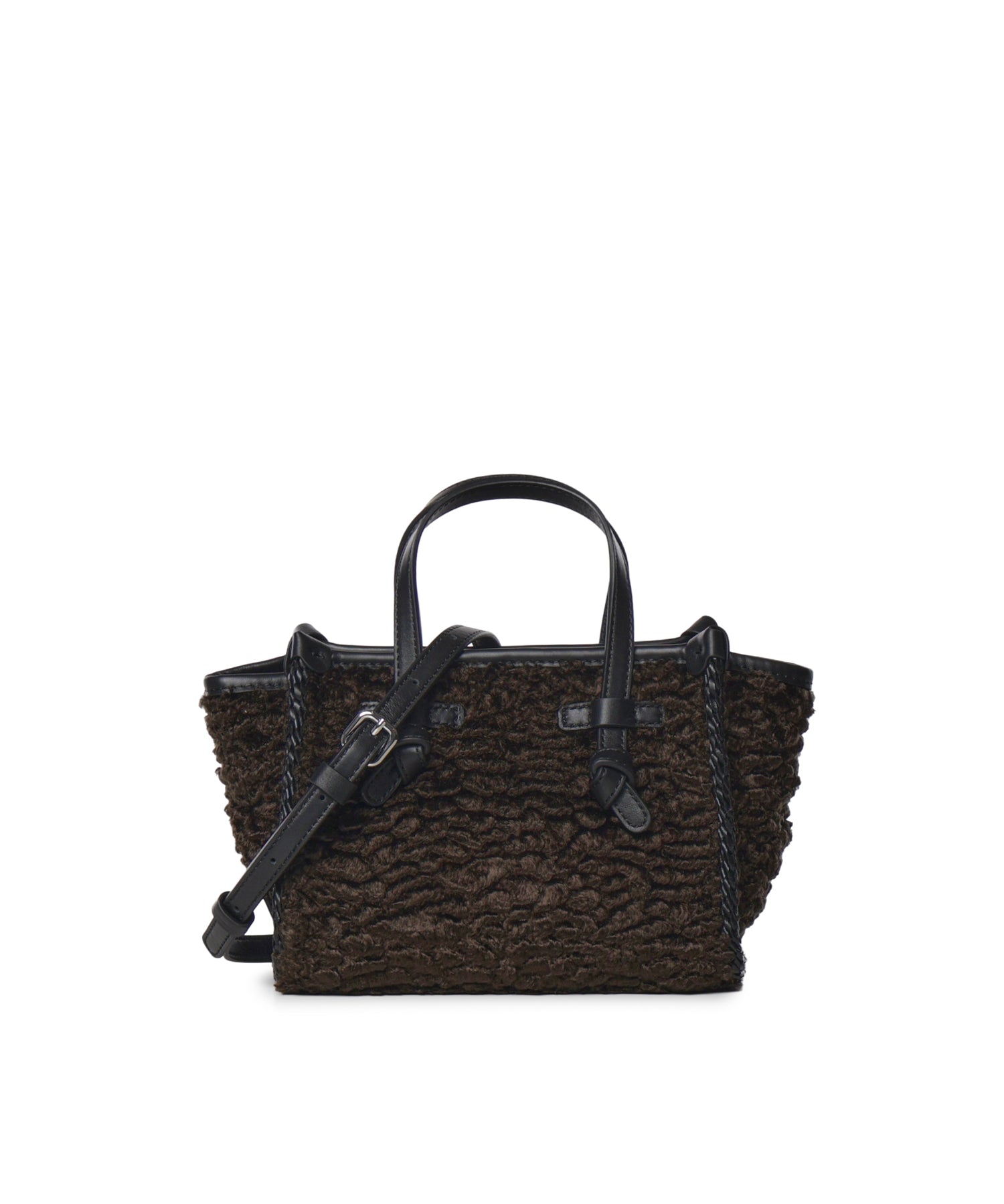 Borsa Miss Marcella in astrakan faux fur BS12455 12008 GIANNI CHIARINI 