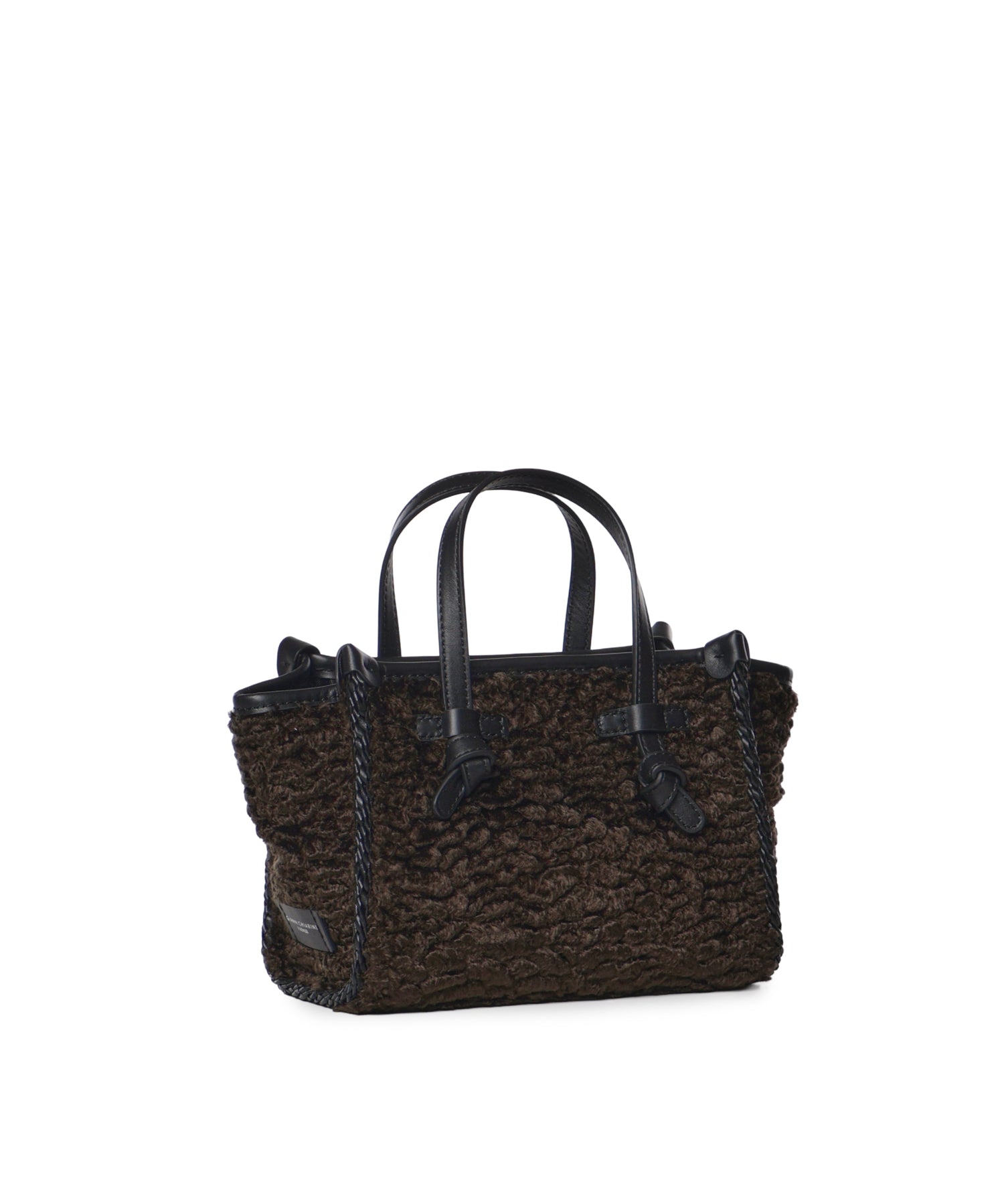 Borsa Miss Marcella in astrakan faux fur BS12455 12008 GIANNI CHIARINI 