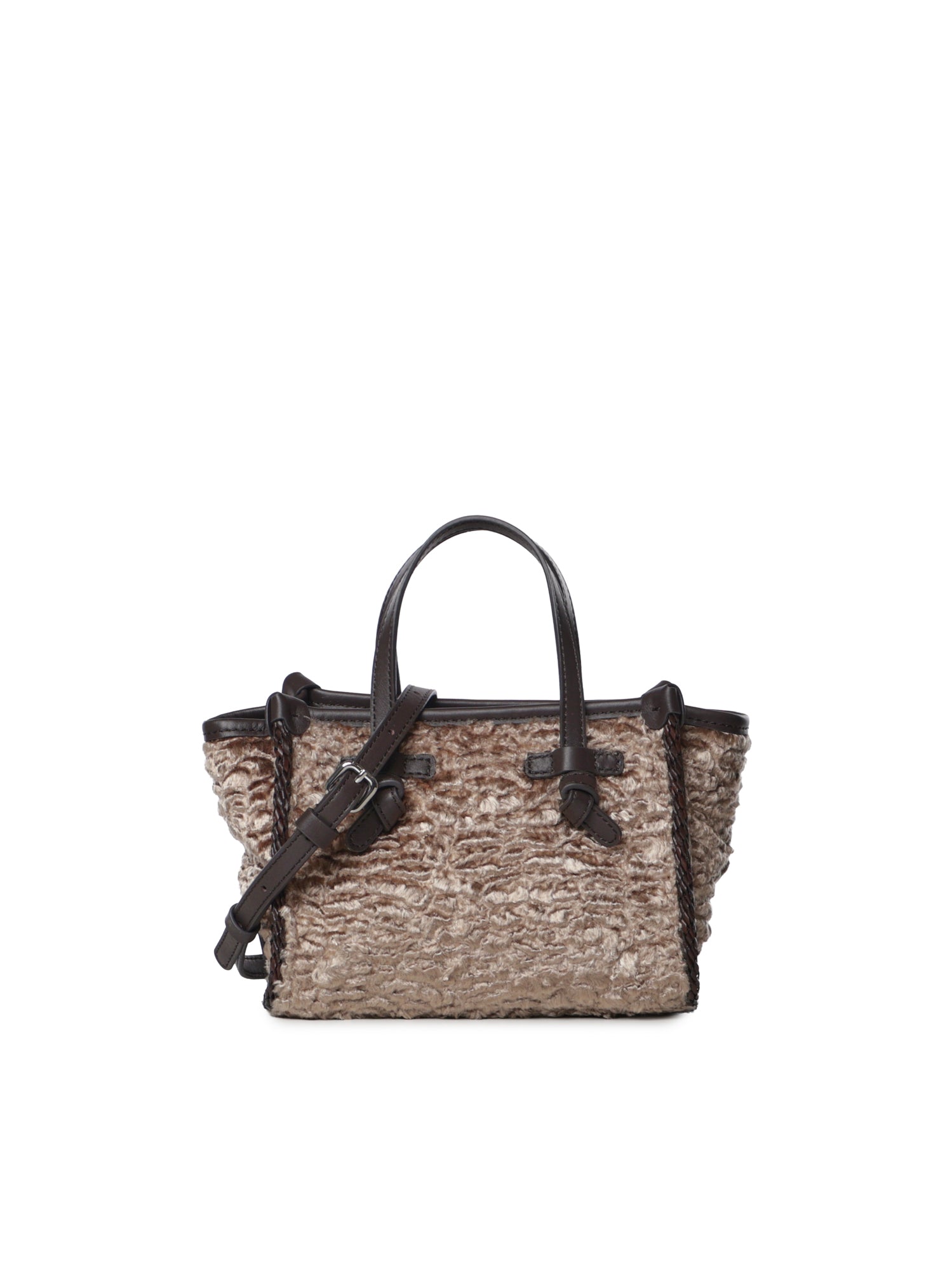 Borsa Miss Marcella in astrakan faux fur BS12455 13023 GIANNI CHIARINI 