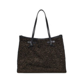 Borsa shopping Marcella in astrakan faux fur BS12460 12008 GIANNI CHIARINI 