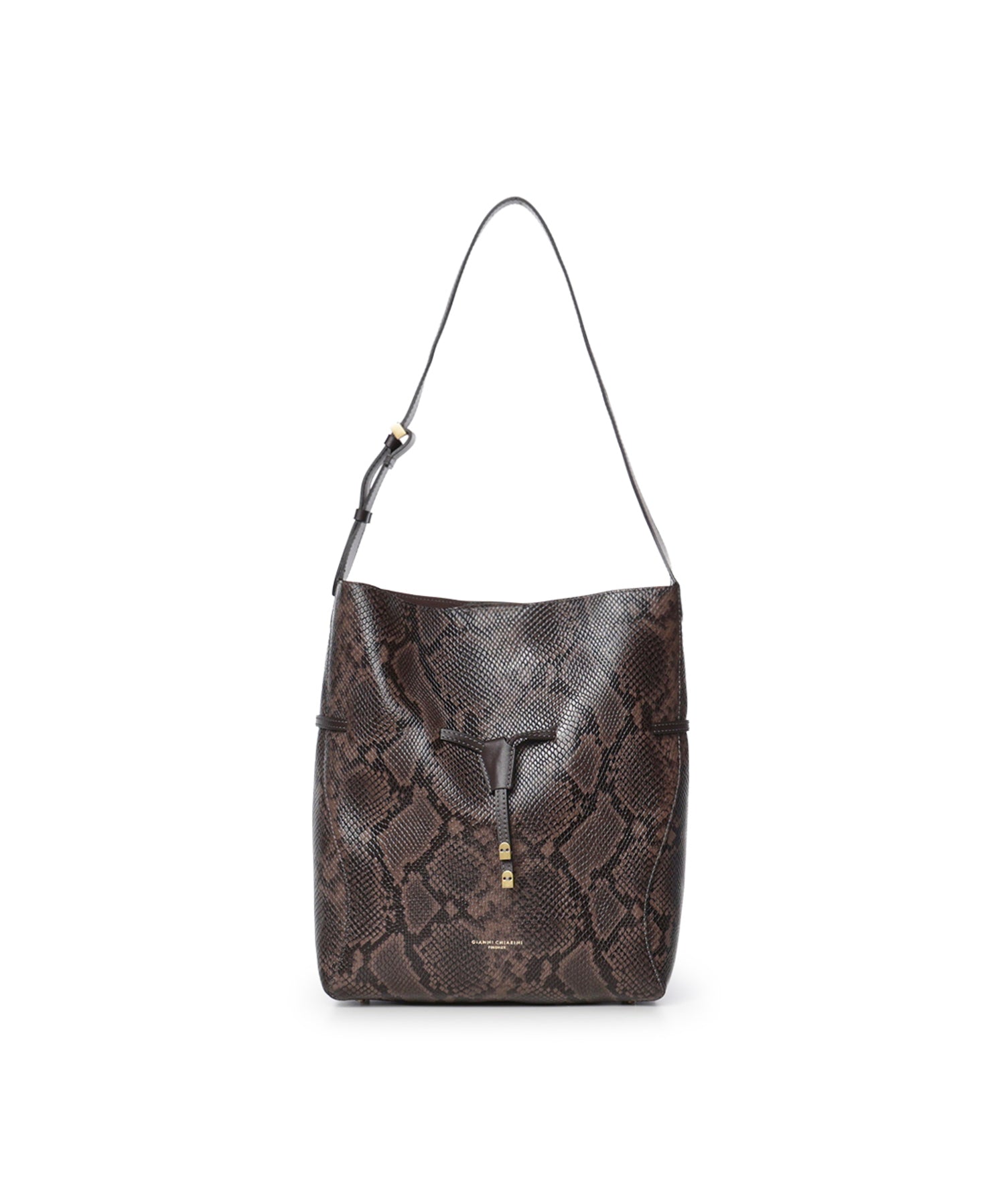Borsa a spalla Sienna in pelle stampa pitone BS12597 2107 GIANNI CHIARINI 